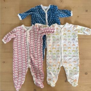 Set of 3 0-3 Month Roller Rabbit Onesies - great used condition
